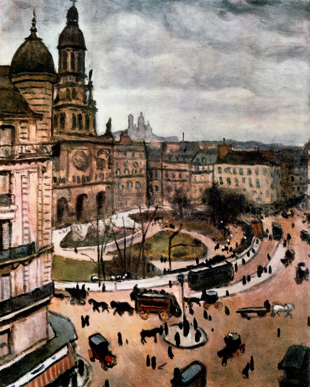 Place de la Trinity v Paříži, 1911. od Albert Marquet