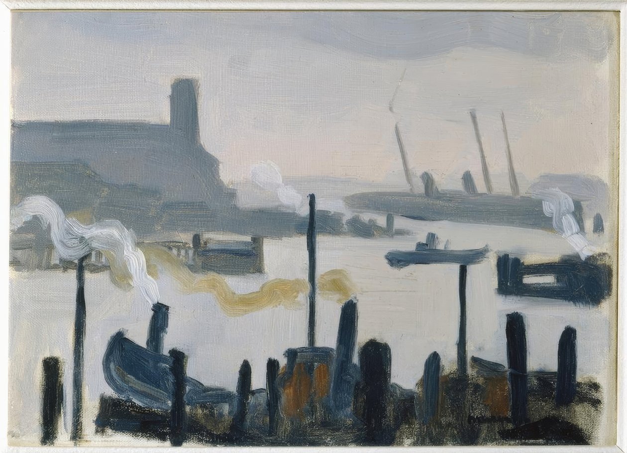 Přístav Hamburk od Albert Marquet