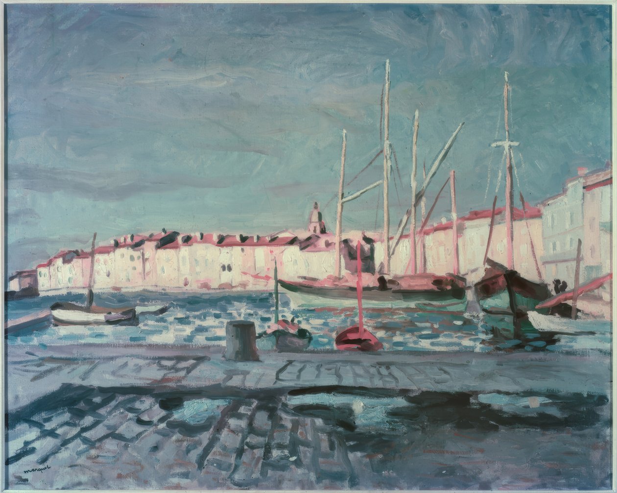 Přístav St-Tropez od Albert Marquet