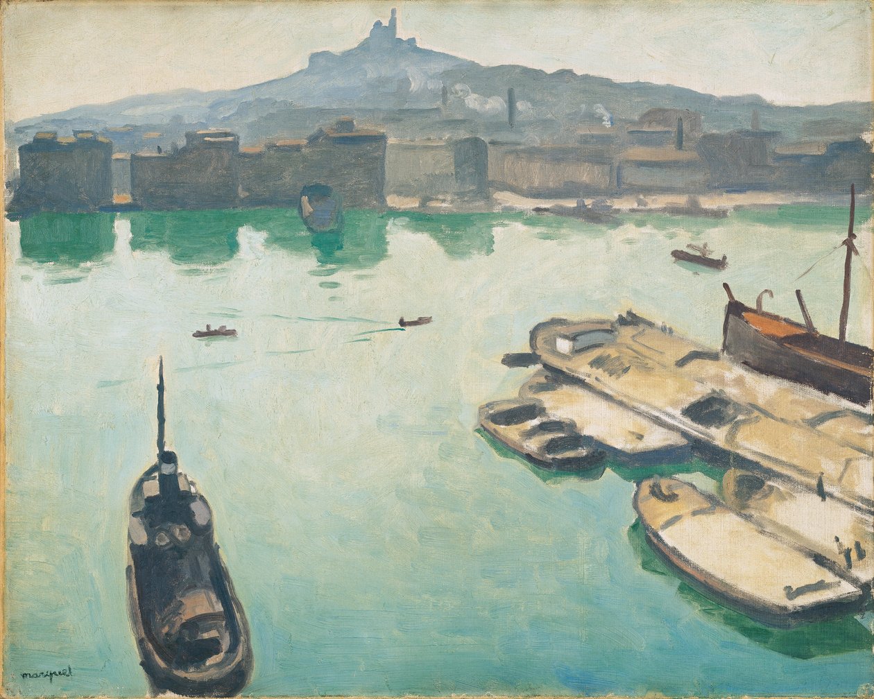 Přístav Marseille od Albert Marquet