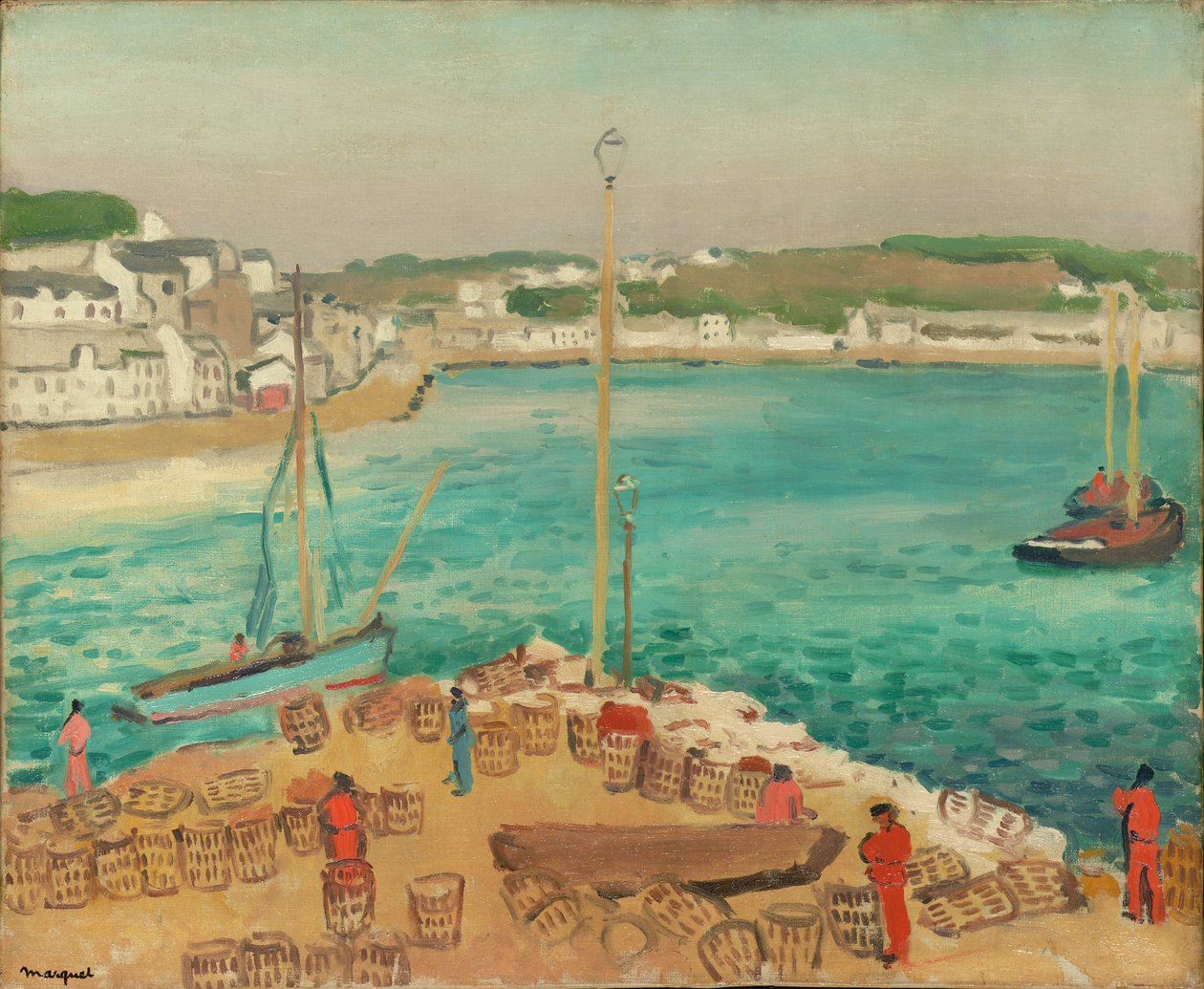 Audierne nábřeží od Albert Marquet