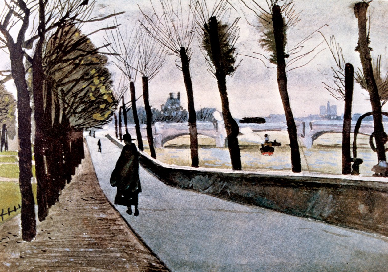 Quai du Louvre, léto, 1906 od Albert Marquet