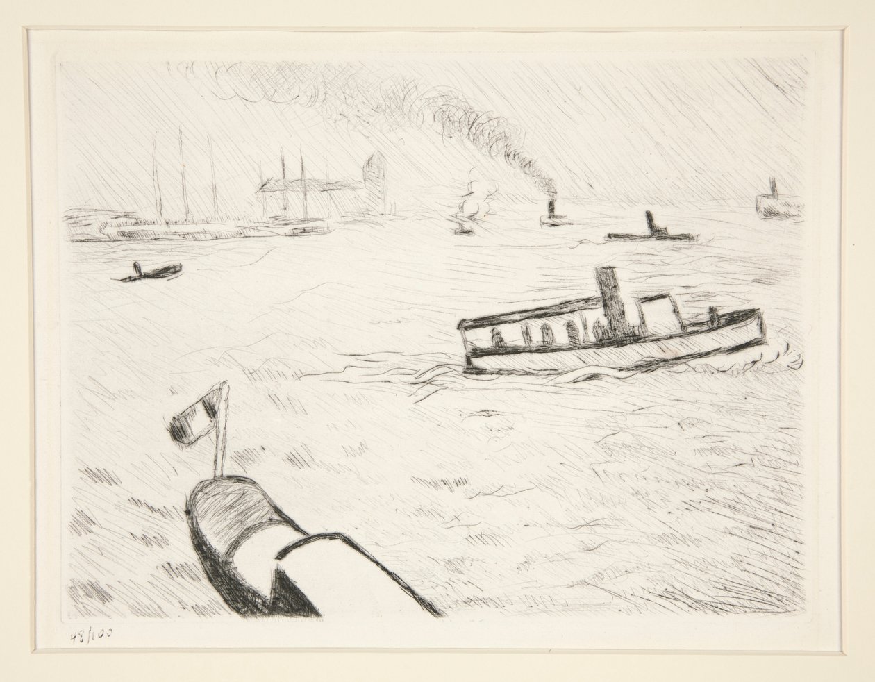 Tah v Hamburku od Albert Marquet