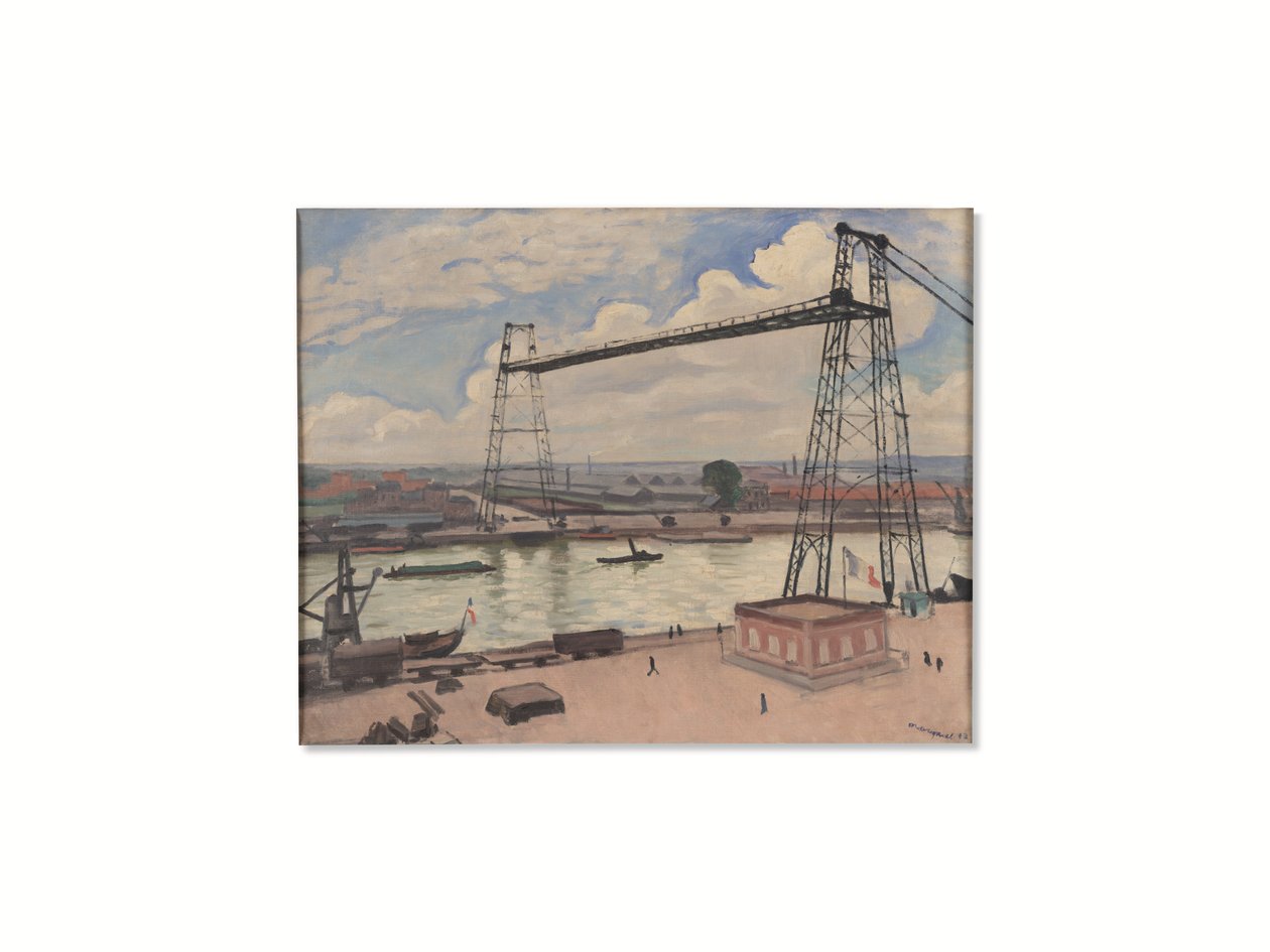 Rouen, transportní most od Albert Marquet