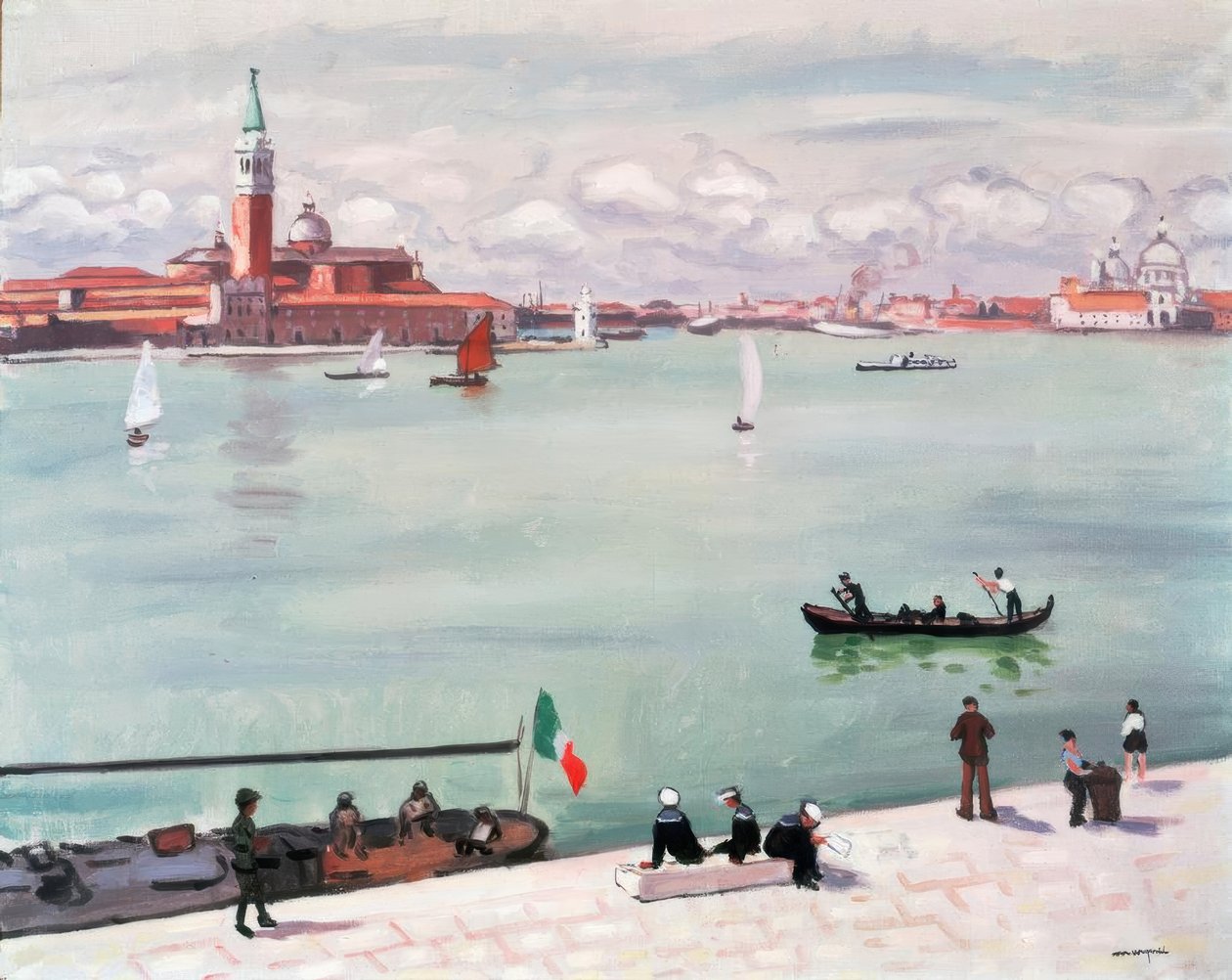 Svatý Jiří, Benátky od Albert Marquet