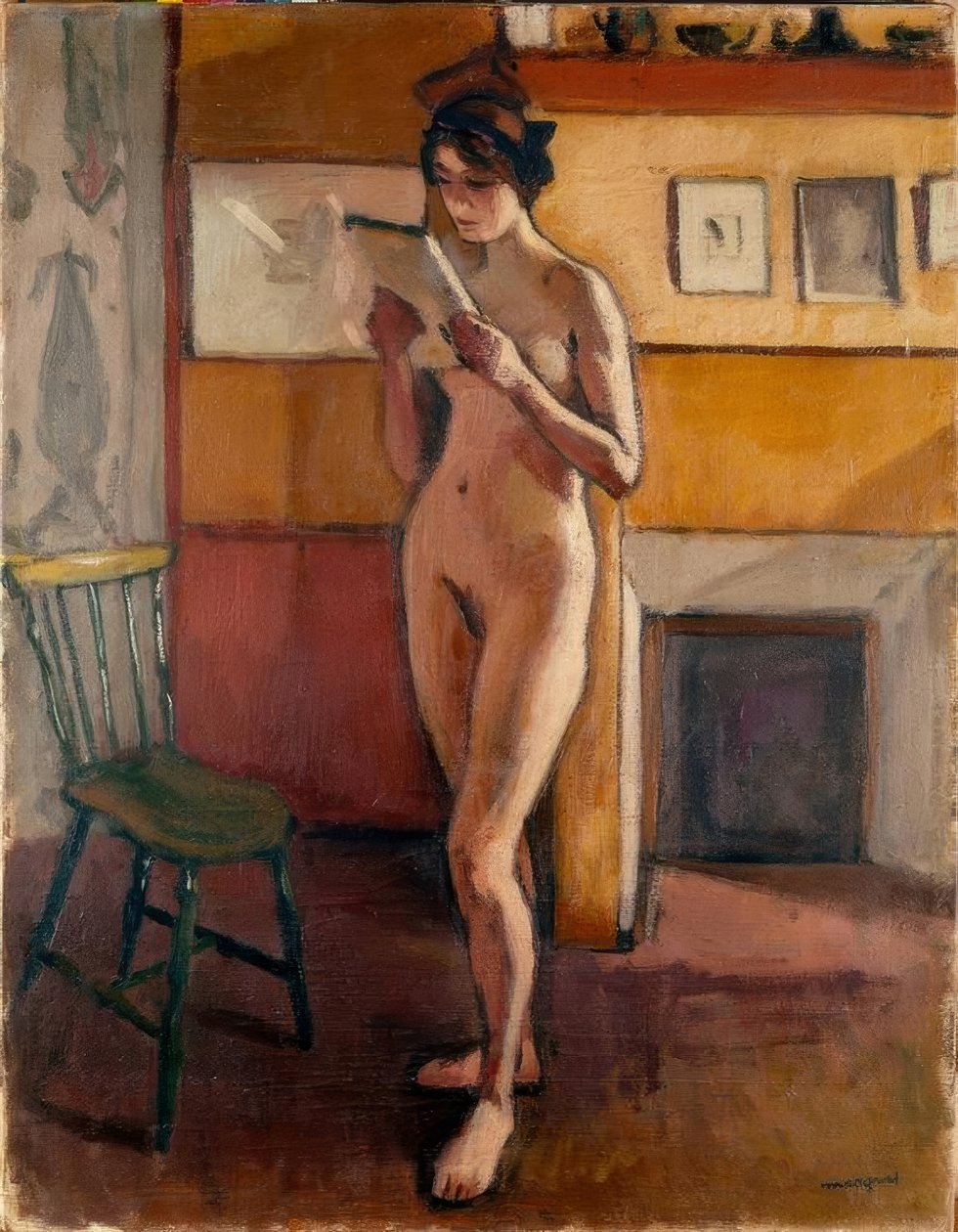Stojící ženská akt od Albert Marquet