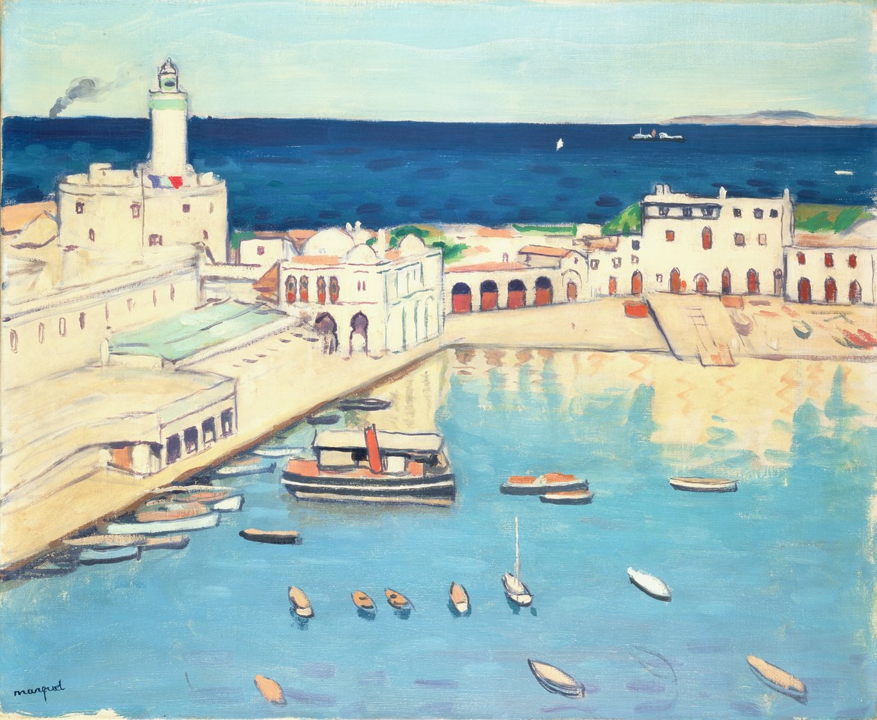 Admiralita v Alžíru od Albert Marquet