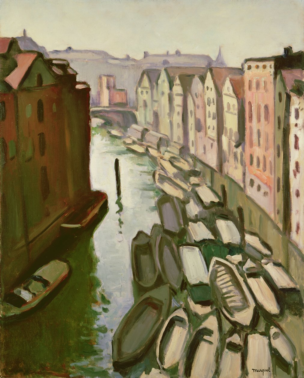 Doky v Hamburku od Albert Marquet