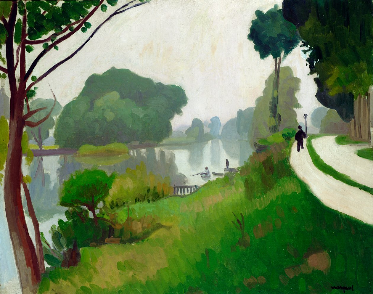 Marna ve Varenne-Saint-Hilaire od Albert Marquet