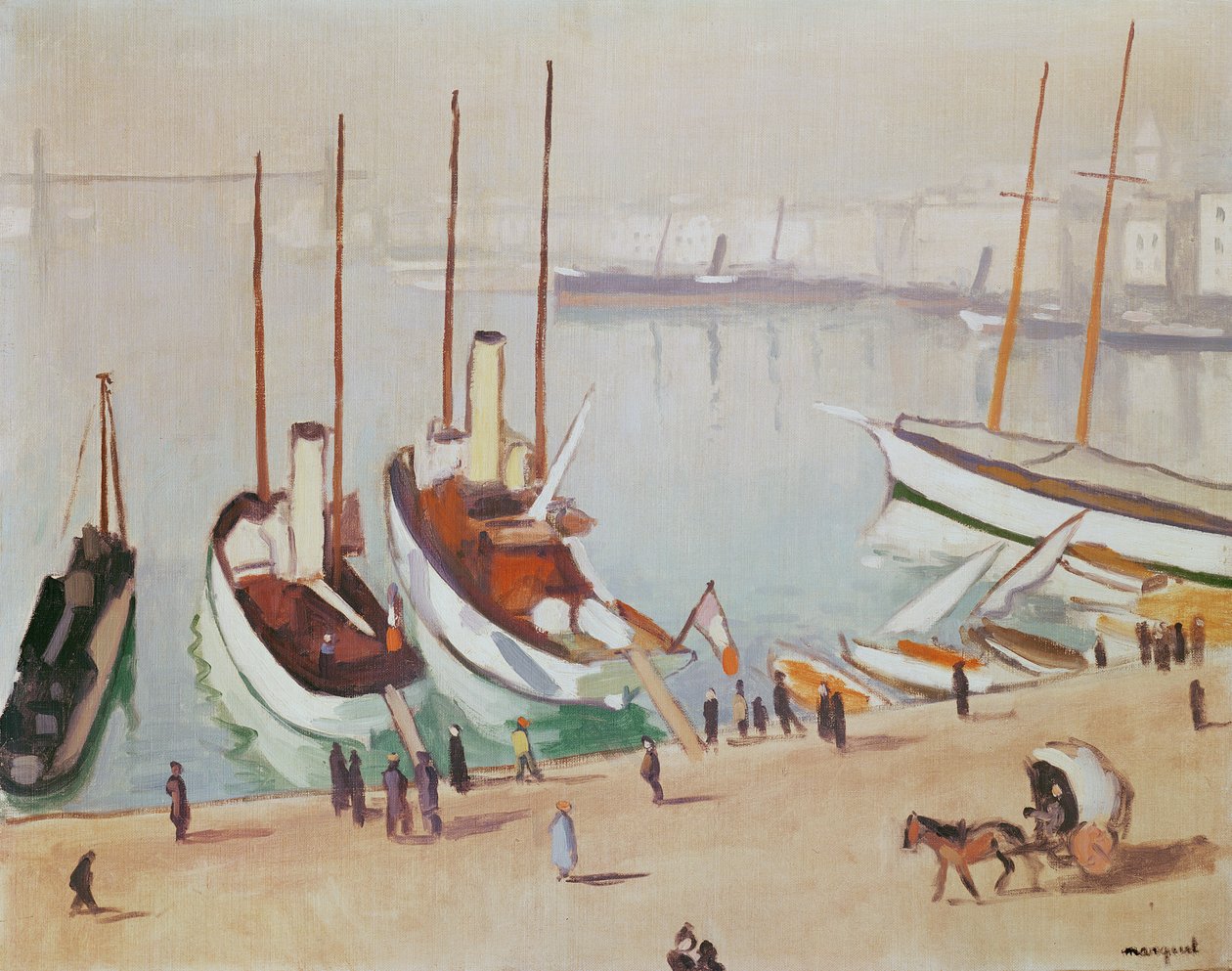 Starý přístav v Marseille od Albert Marquet