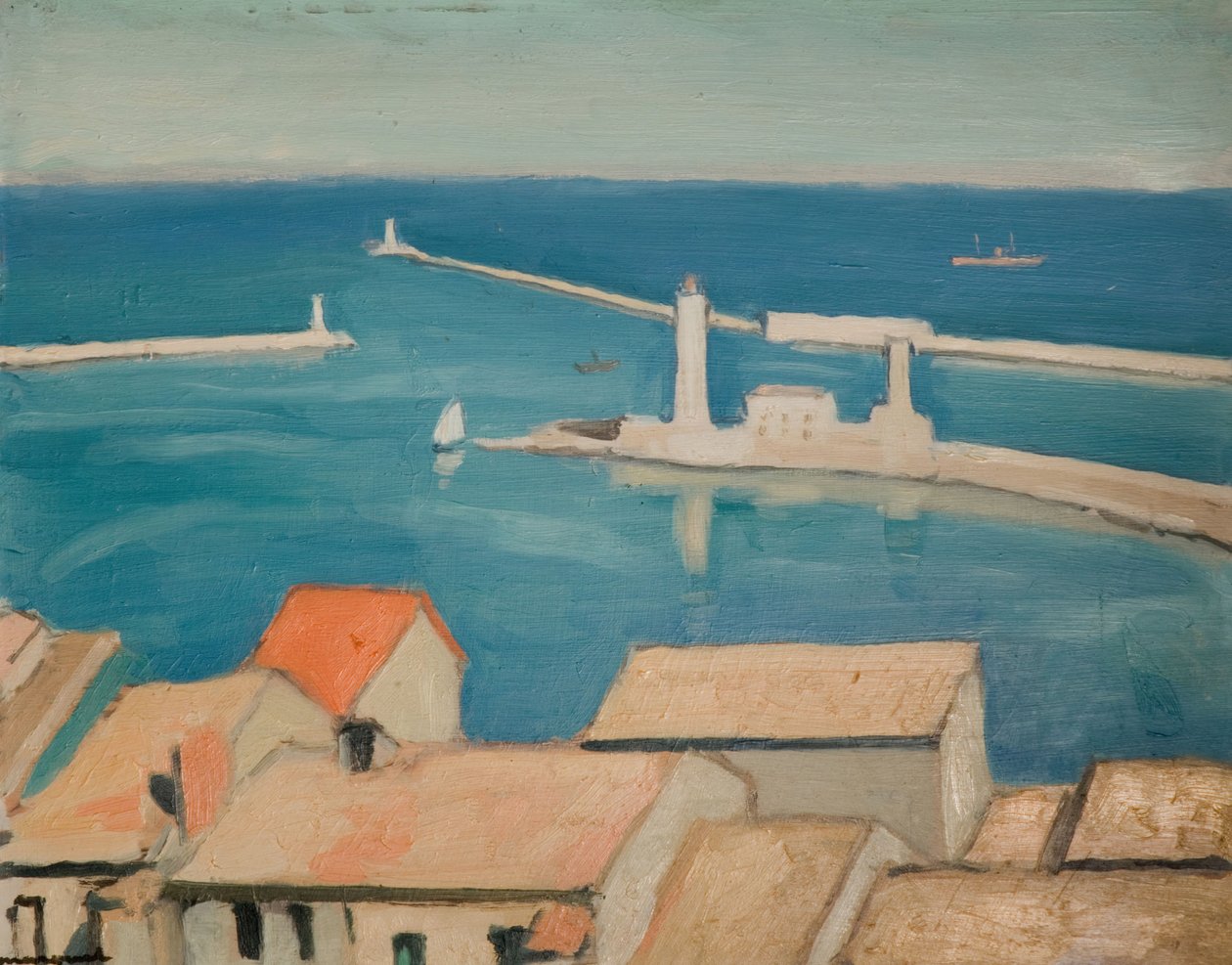 Přístav tohoto, Marseille, 1924. od Albert Marquet
