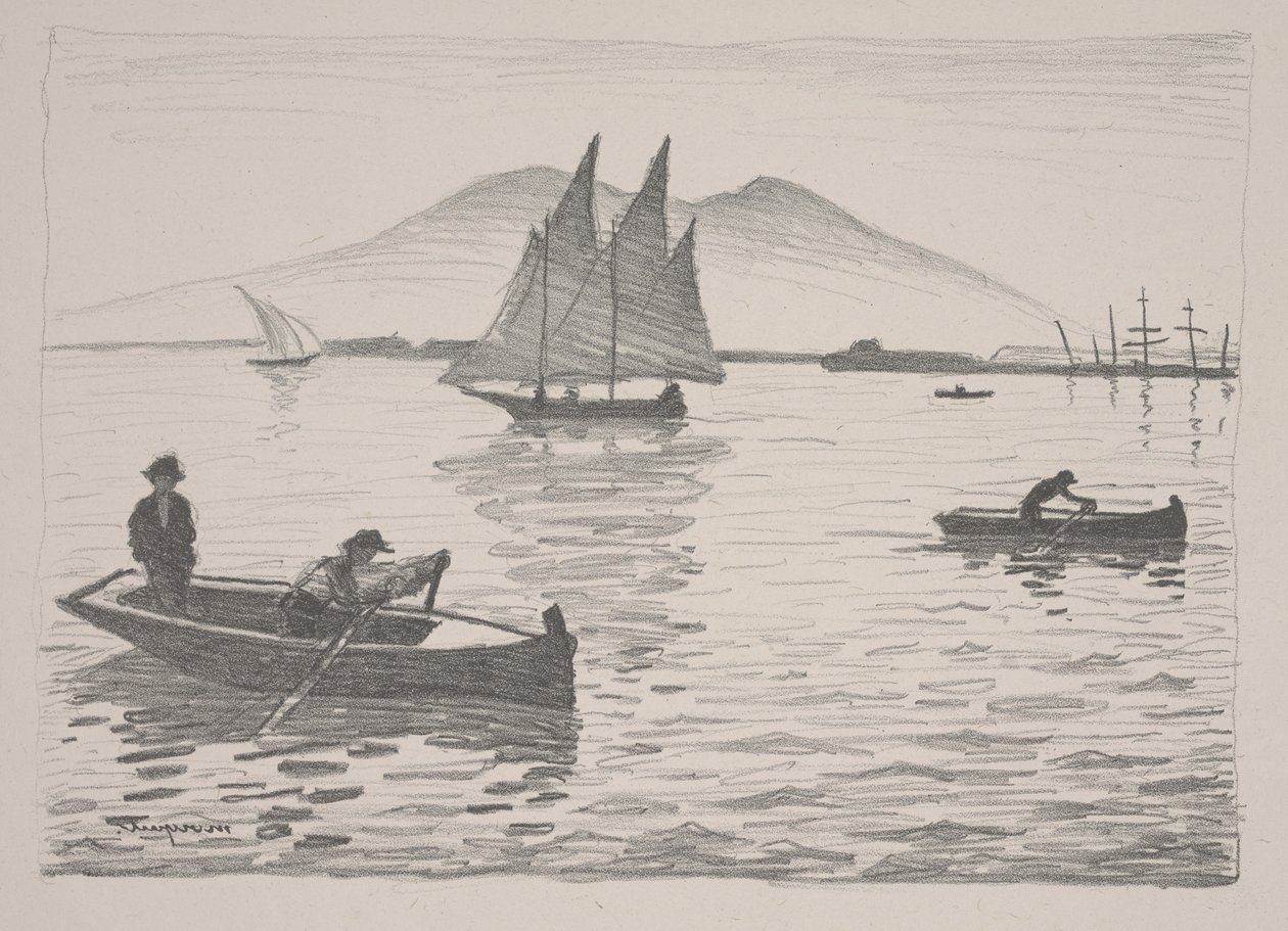 Neapolský přístav od Albert Marquet
