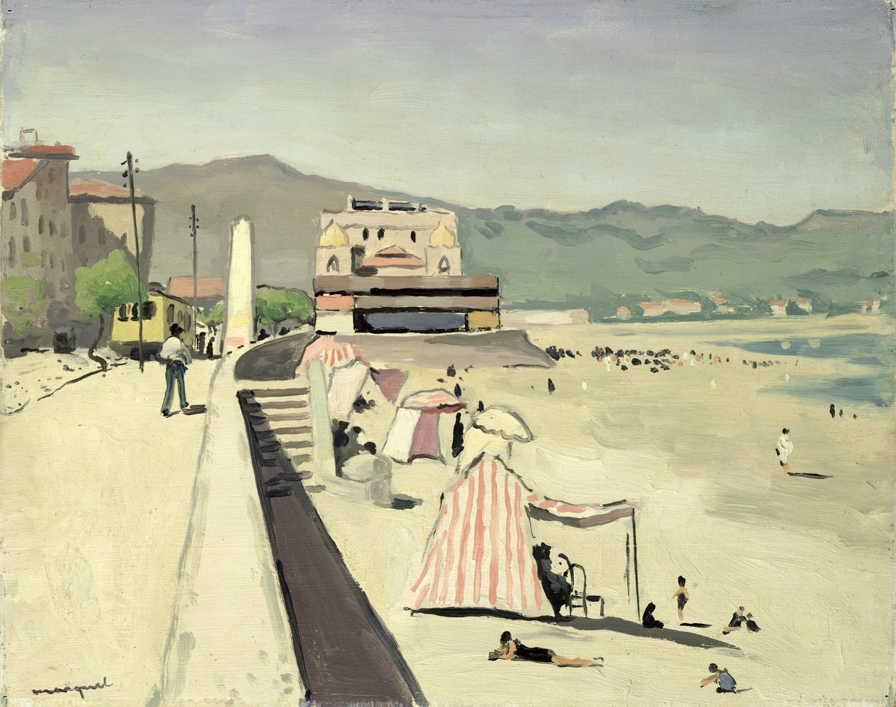 Písky Olonne (olej na panelu) od Albert Marquet