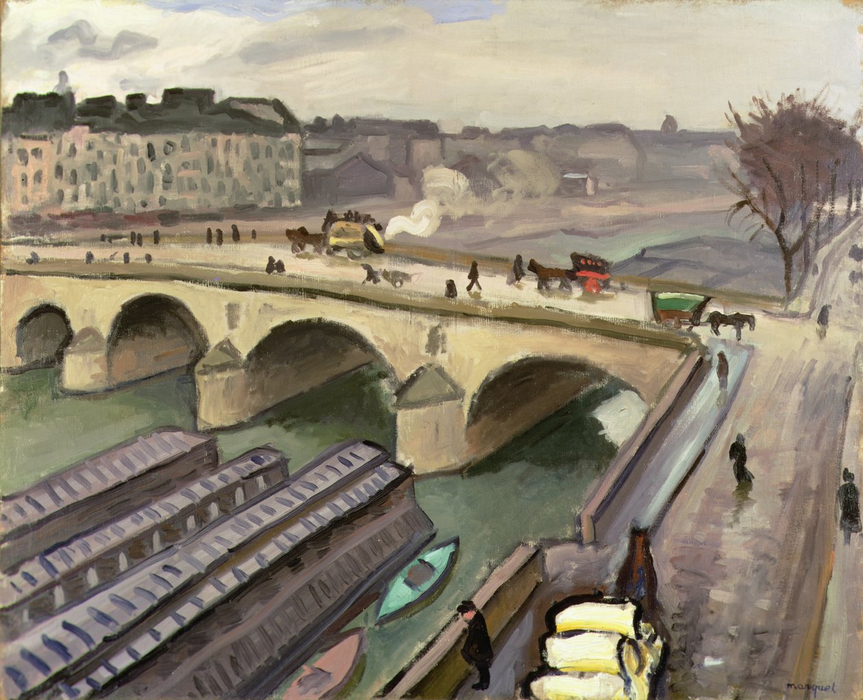 Seina v Paříži, kolem roku 1907 (olej na plátně) od Albert Marquet