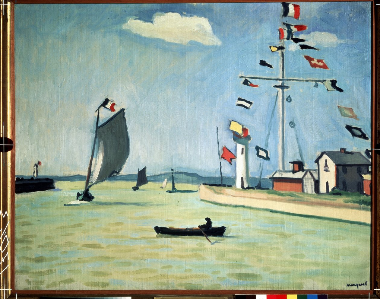 Přístav Honfleur v Normandii od Albert Marquet