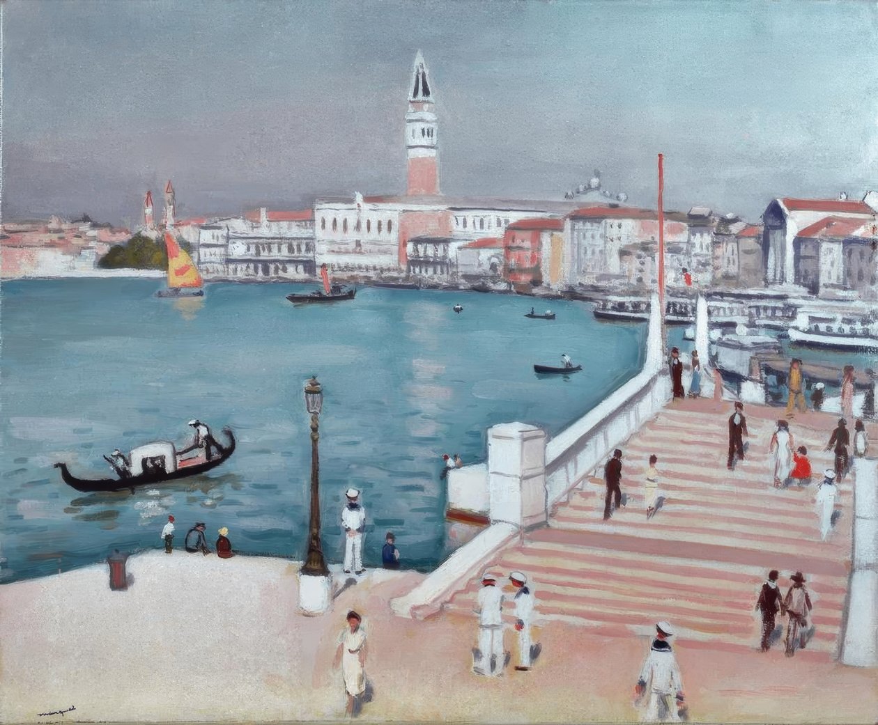 Venedig, Bacino S.Marco / Gem. proti. A.Marquet od Albert Marquet