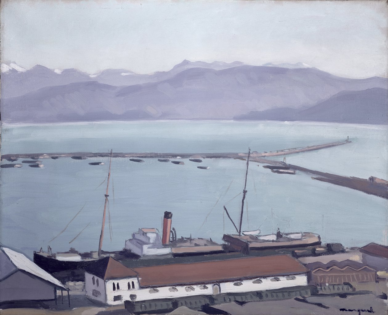 Pohled na Bougie, Alžír od Albert Marquet