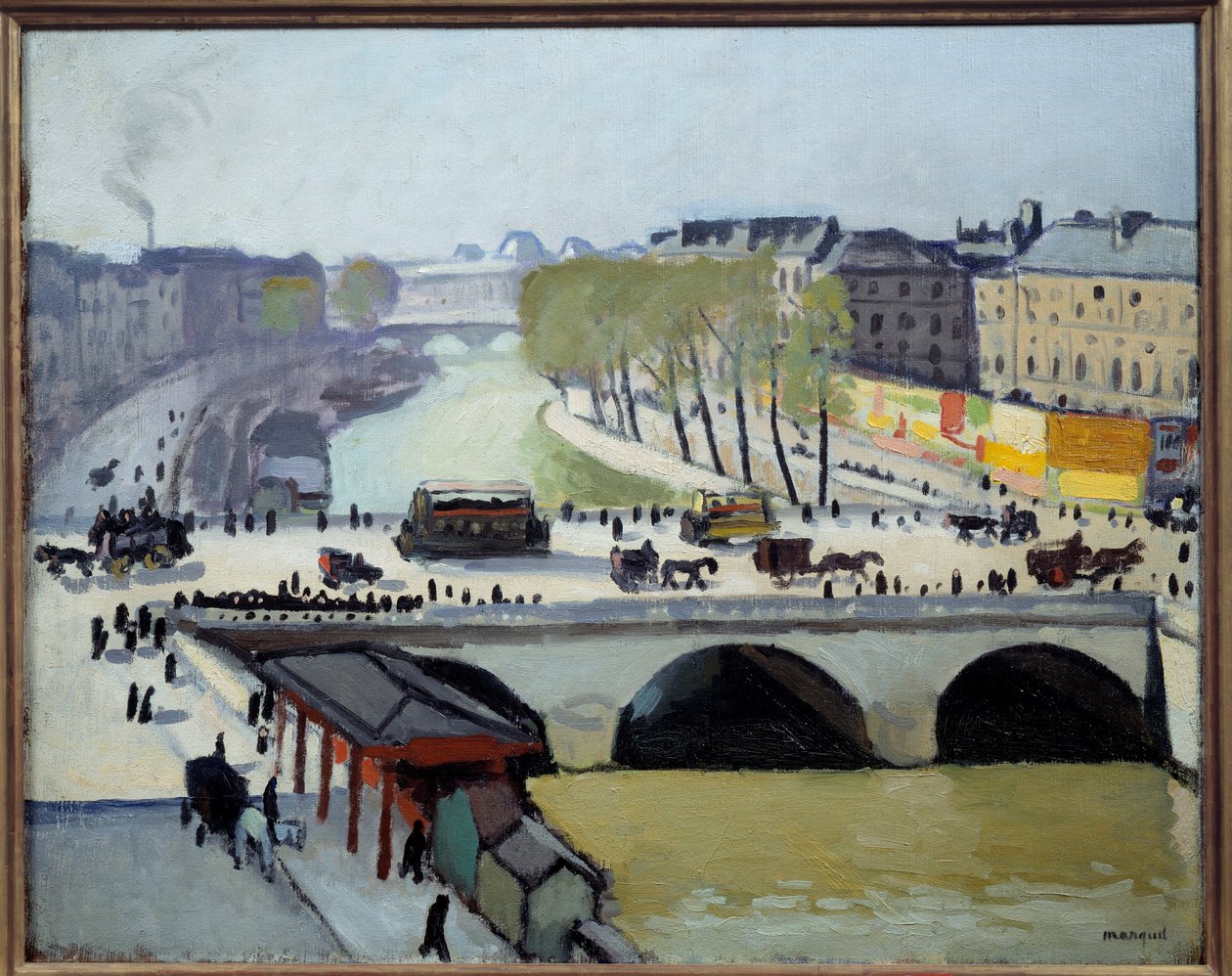 Pohled na Pont Saint Michel v Paříži od Albert Marquet