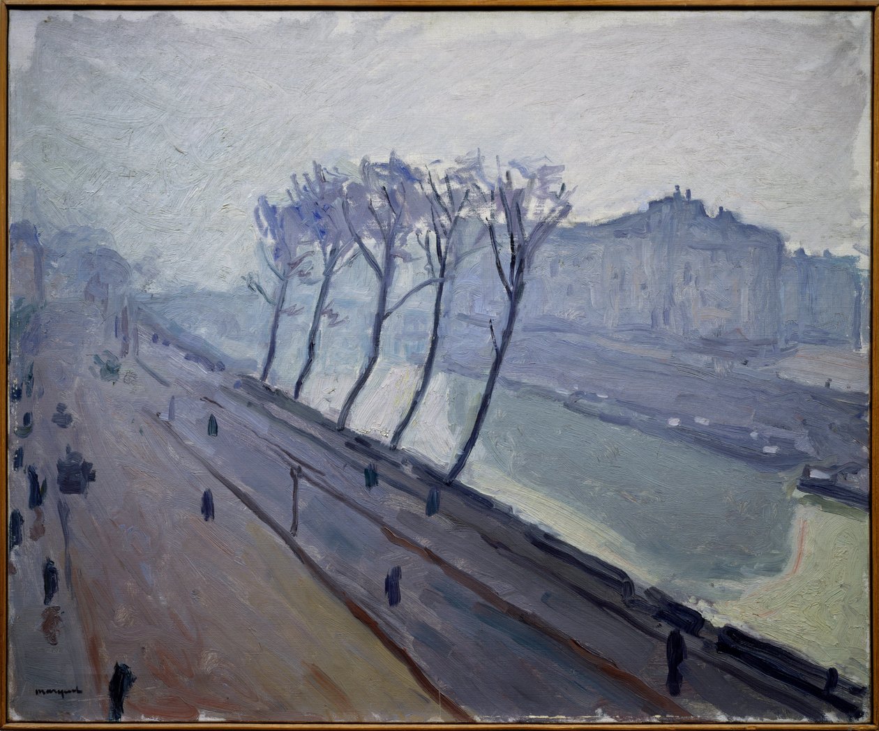 Pohled na nábřeží Seiny v Paříži od Albert Marquet