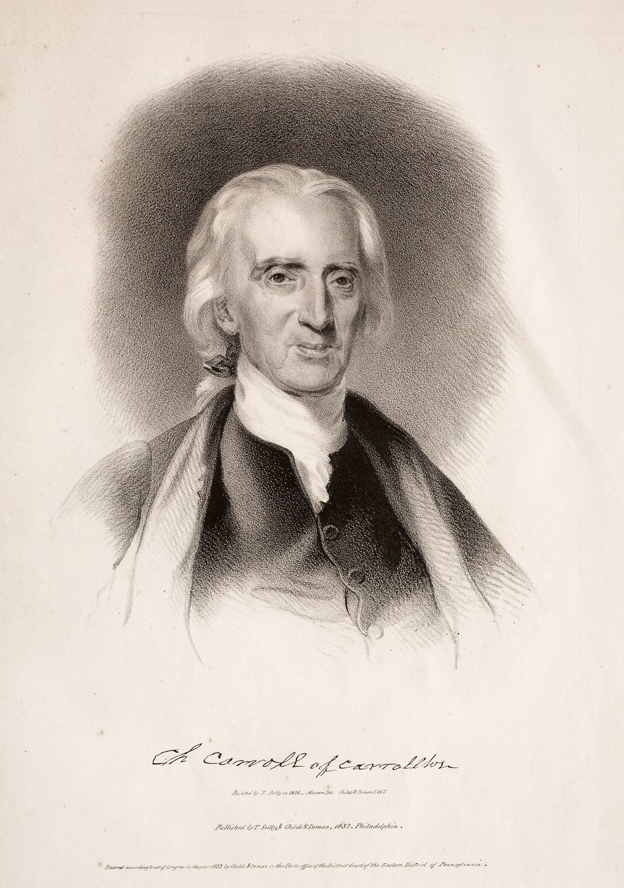 Charles Carroll z Carrolltonu, Maryland od Albert Newsam