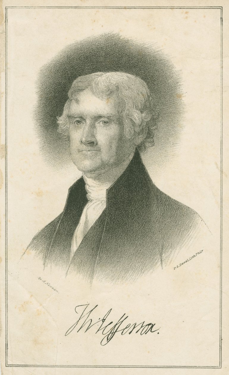 Thomas Jefferson, 1840 od Albert Newsam