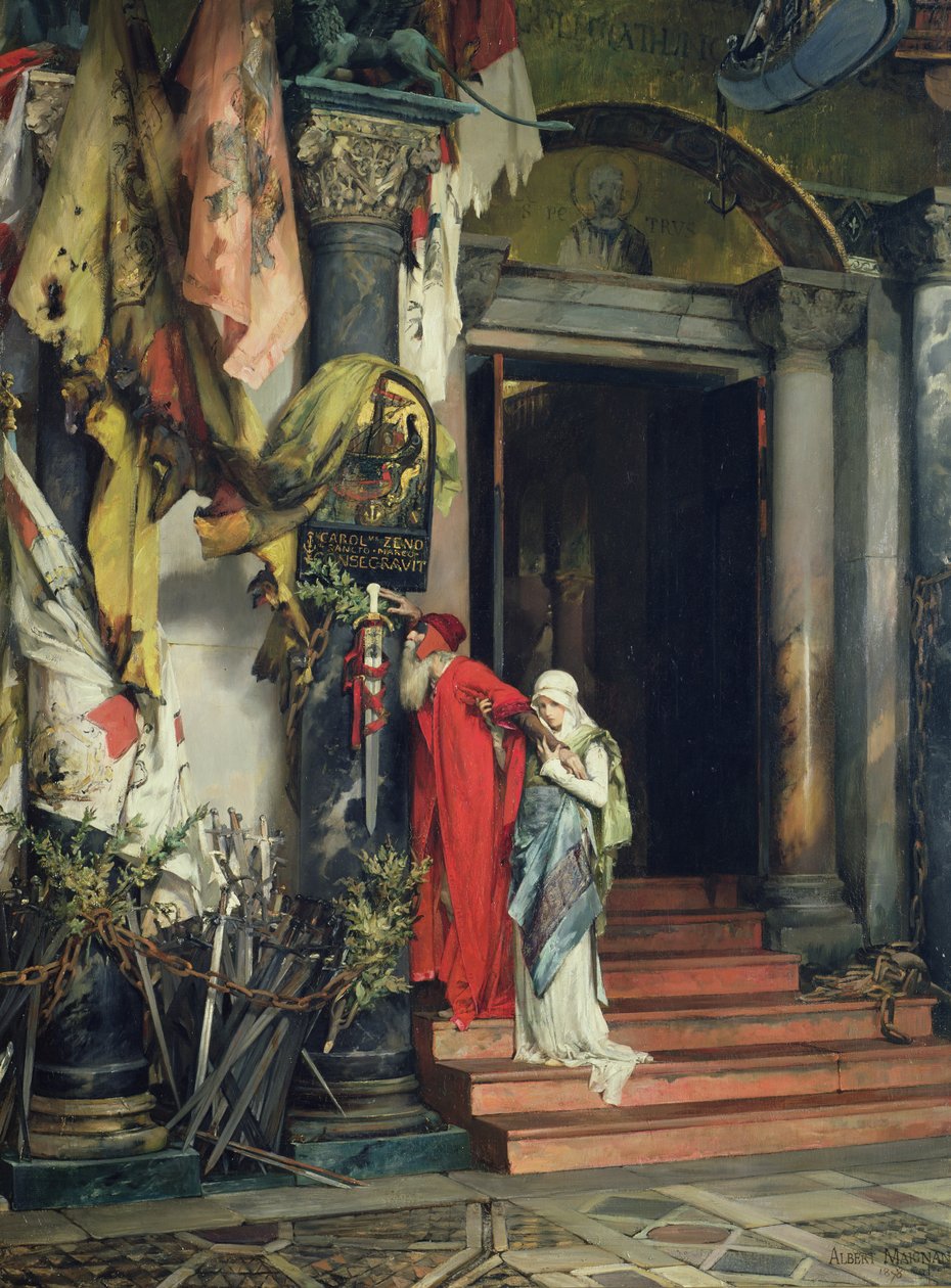 Admirál Carlo Zeno (1334-1418) 1878 od Albert Pierre Rene Maignan