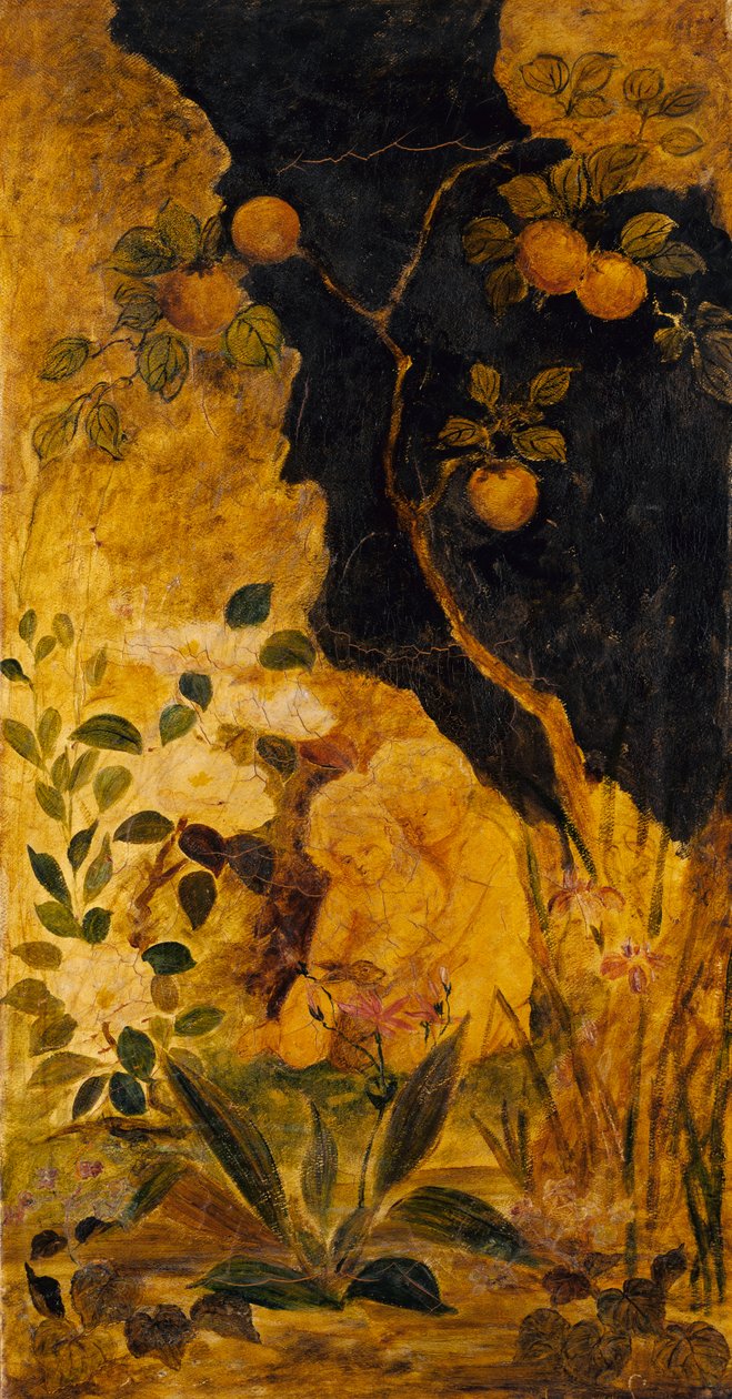 Panel pro obrazovku: Děti si hrají s králíkem, ca. 1876. od Albert Pinkham Ryder