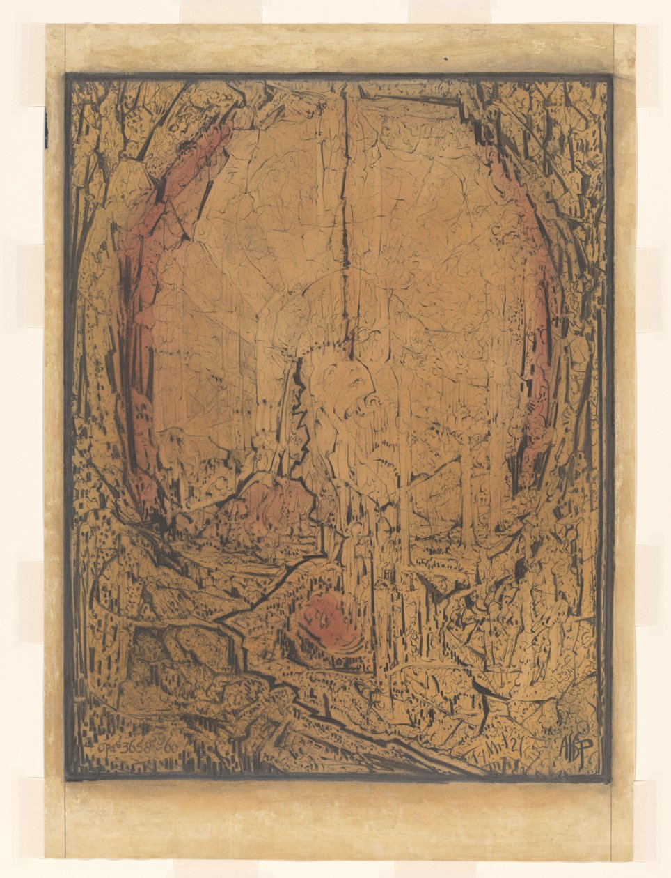 Opus 3658,59,60 (původní název na objektu) od Albert Plasschaert (signed by artist)