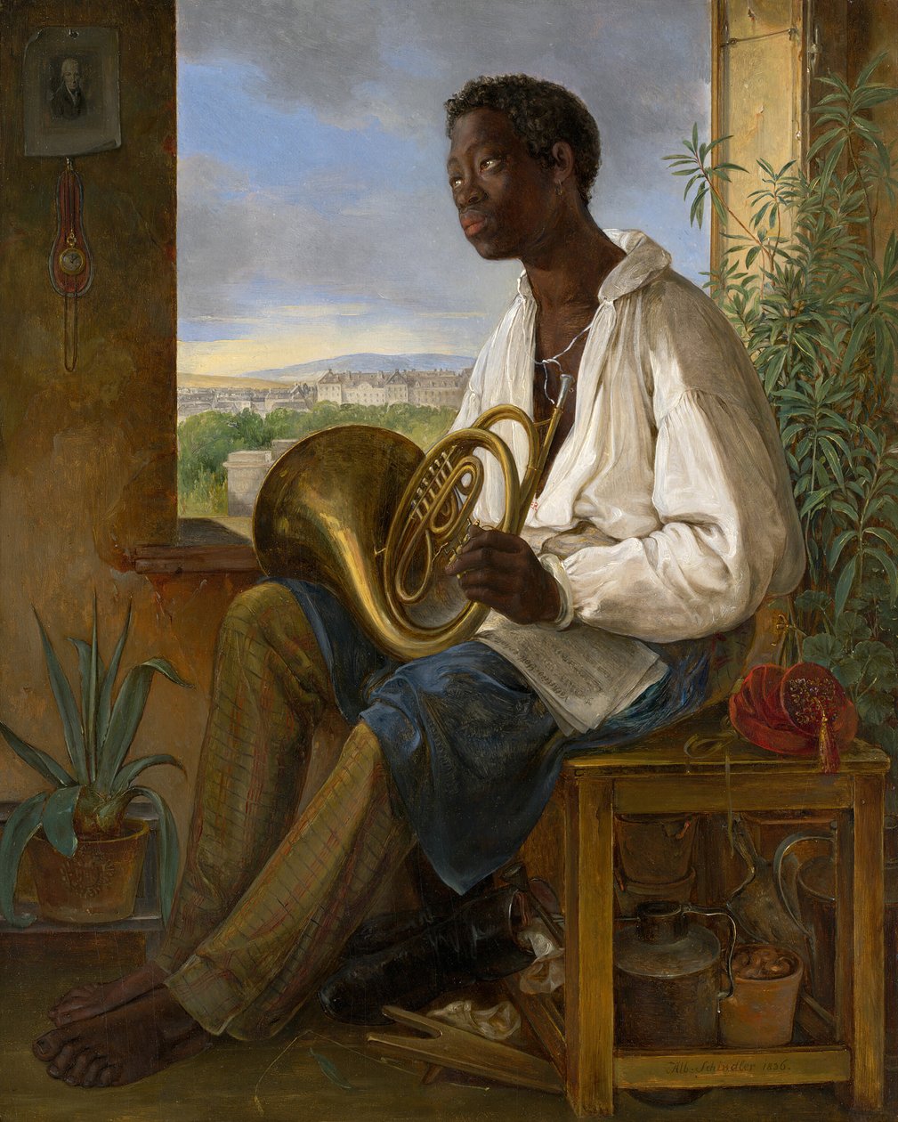 Portrét Emmanuela Ria, 1836. od Albert Schindler
