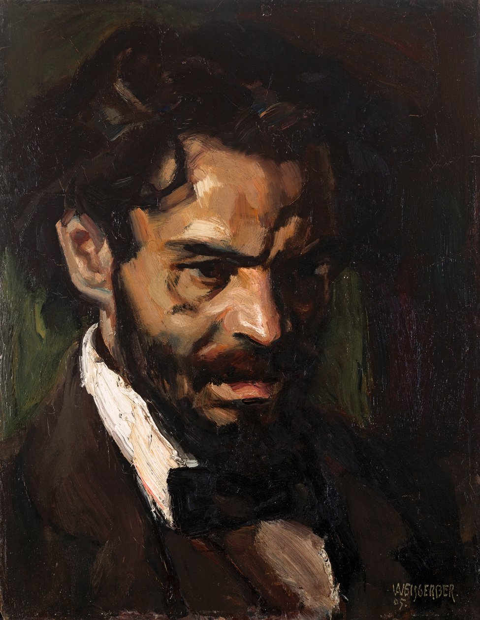 Básník Ludwig Scharf od Albert Weisgerber