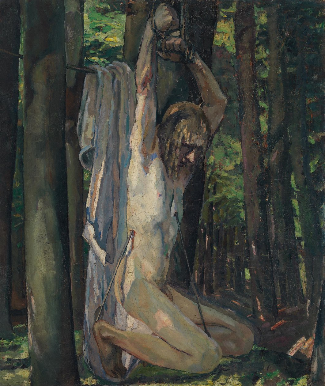 Svatý Šebestián od Albert Weisgerber