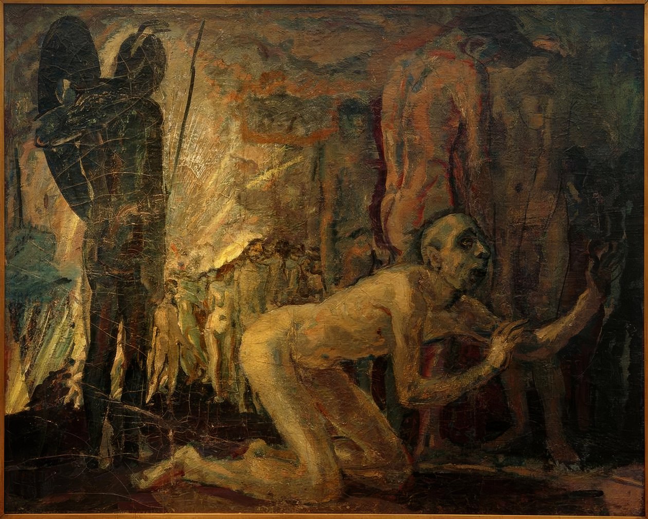 Jeremiáš před vlakem do babylonského zajetí od Albert Weisgerber