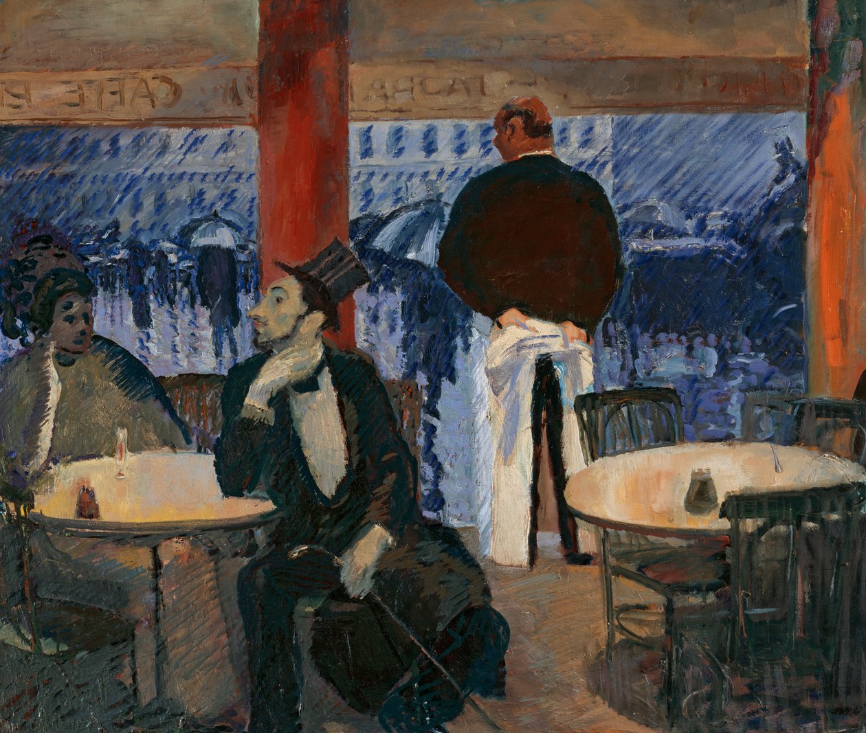 Pařížská kavárna od Albert Weisgerber