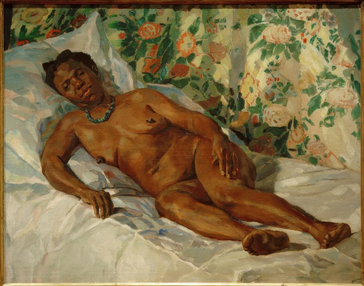 Odpočívá (odpočívá černoška) od Albert Weisgerber