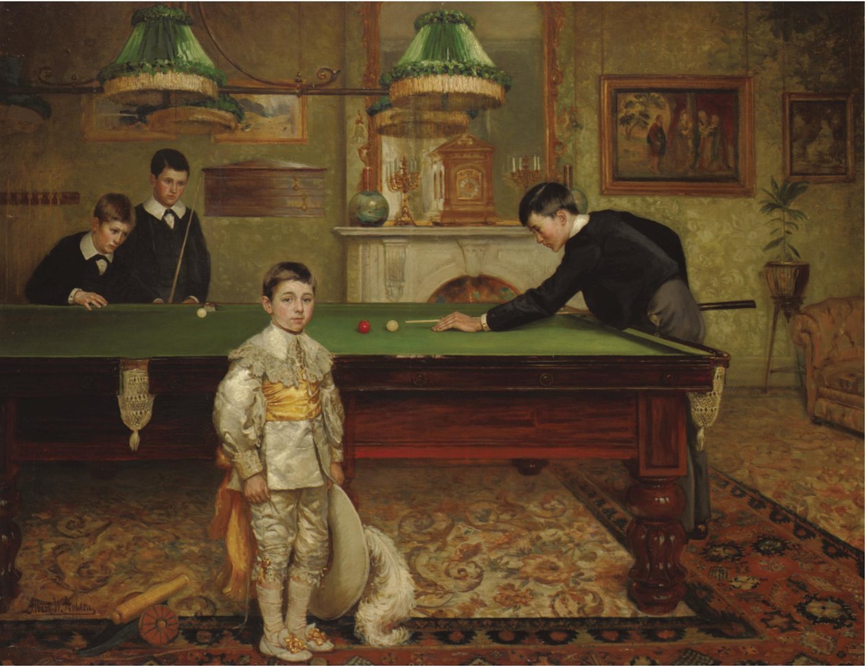 Billiard Room, 1902 od Albert William Holden