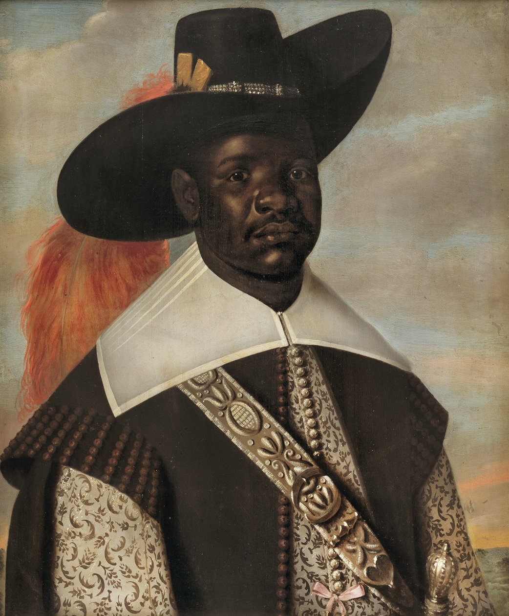 Don Miguel de Castro, vyslanec Konga, c. 1643 od Albert van der Eeckhout