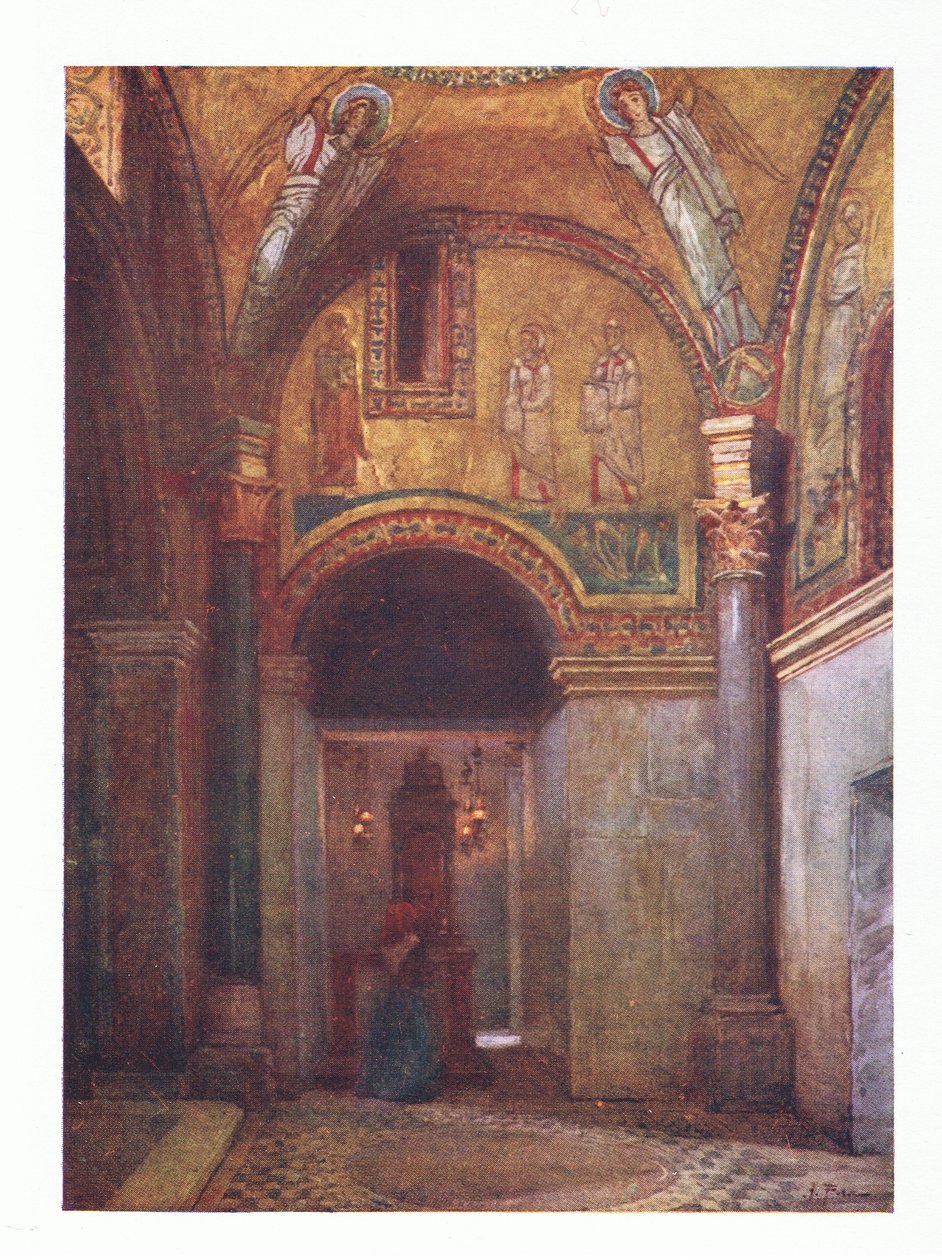 Kaple San Zeno na S Prassede, z Říma, vydavatelství A & C Black Ltd, 1925 od Alberto Pisa