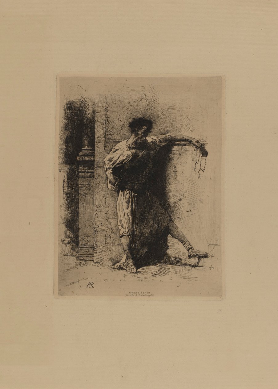 Zničení (Vzpomínka na Konstantinopol) od Alberto Pasini