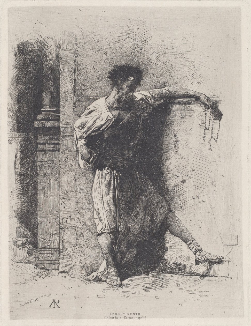 Brutalizace (suvenýr Konstantinopole)] od Alberto Pasini