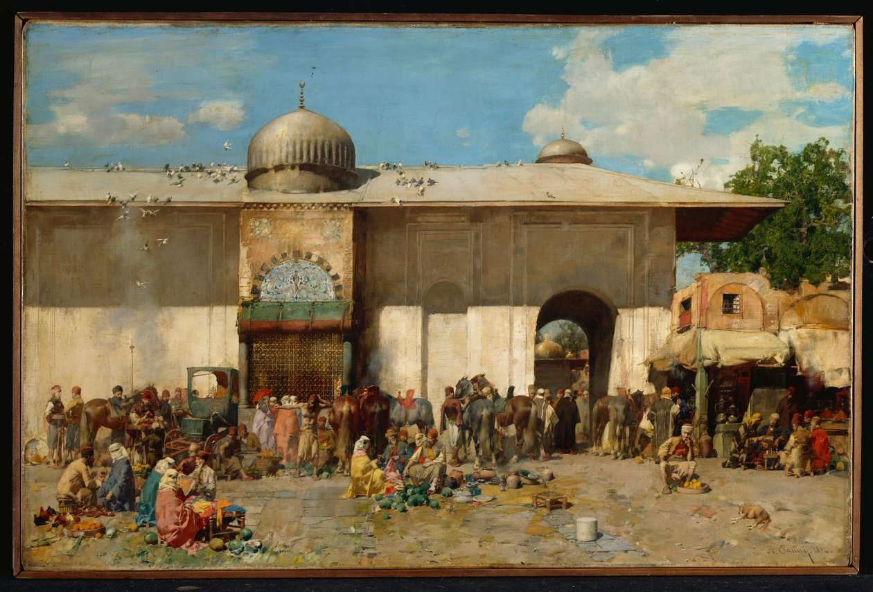 Orientální trh, 1884 od Alberto Pasini