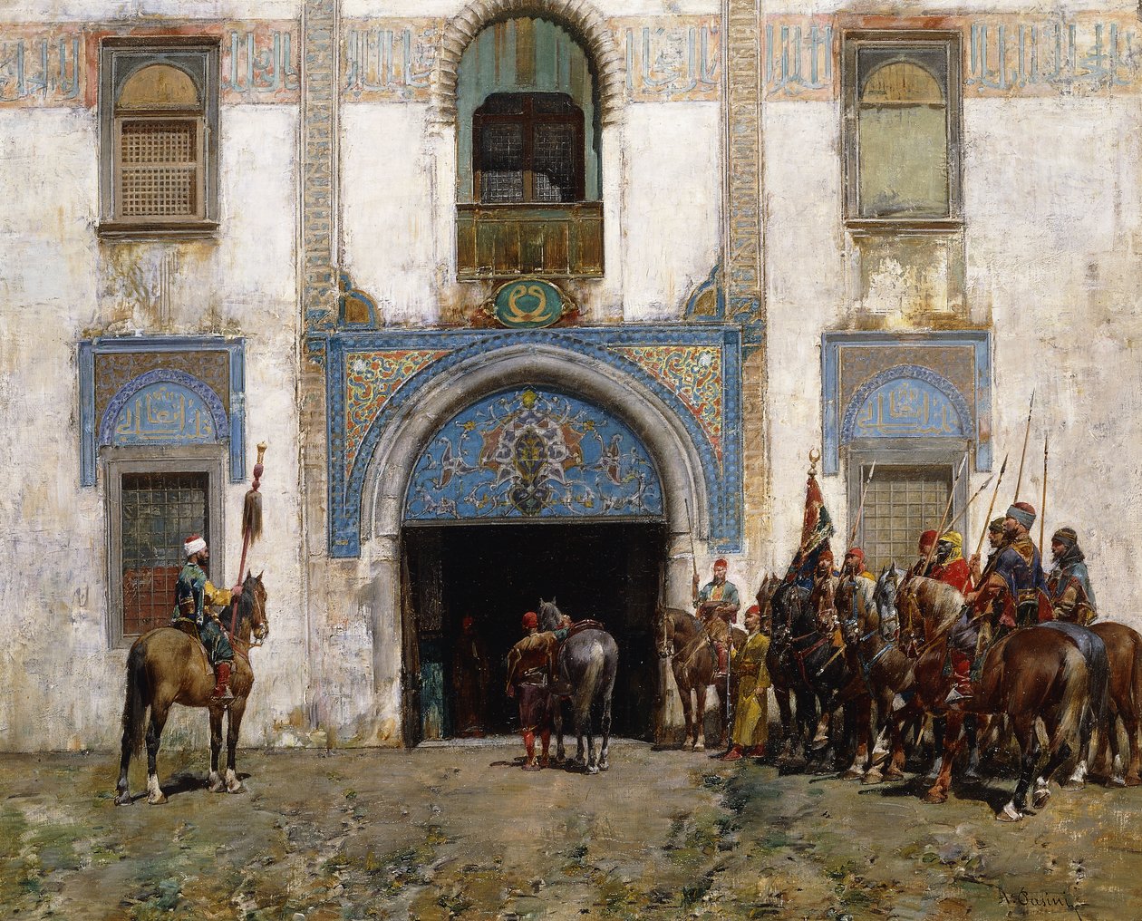 Palácová stráž, od Alberto Pasini