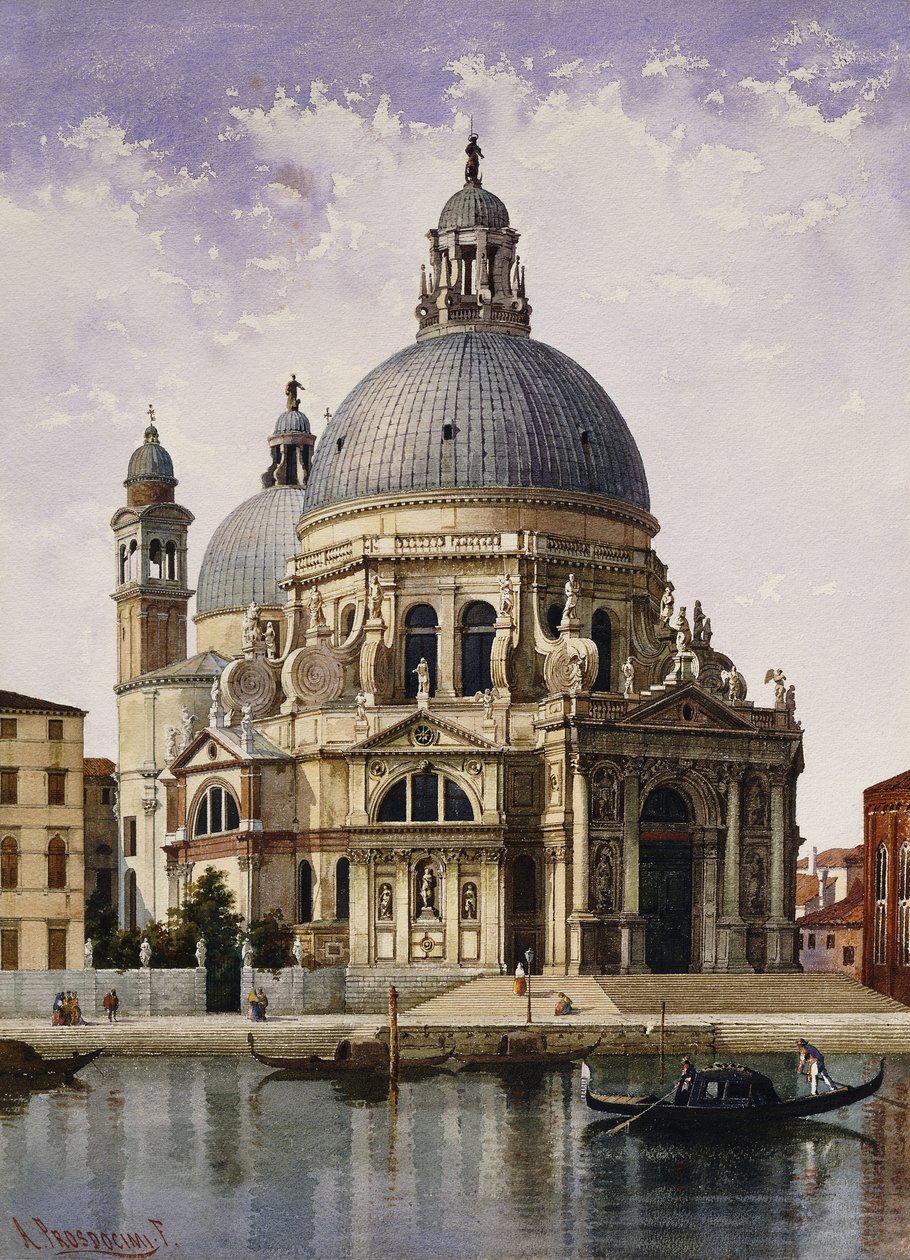 Santa Maria della Salute, Benátky od Alberto Prosdocini or Prosdocimi