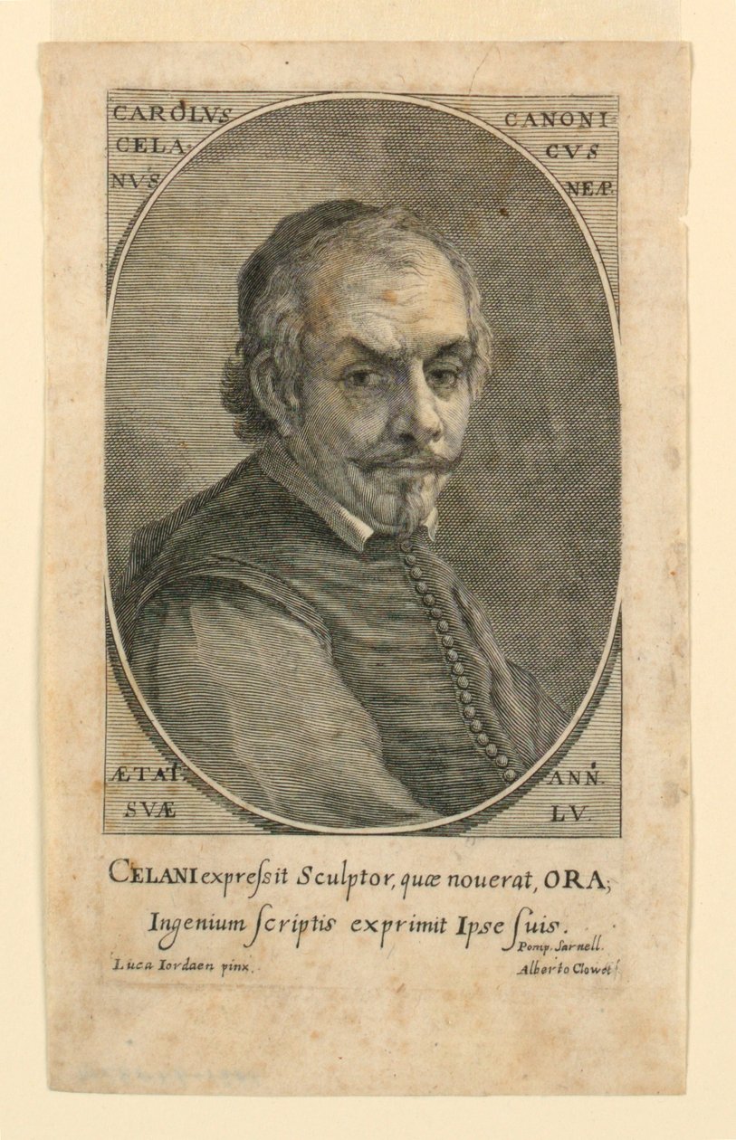 Portrét Charlese Celana (Celani) od Albertus Clouwet