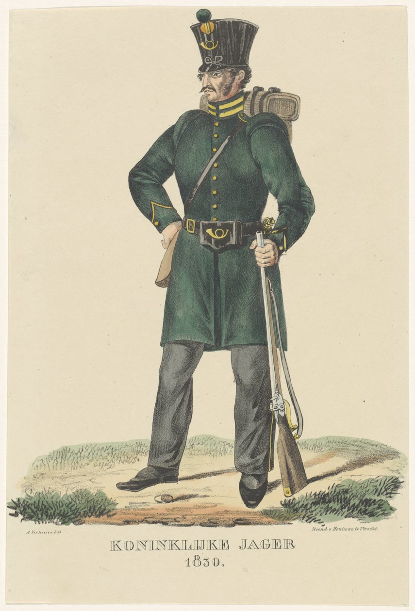 Královský lovec, 1830 Royal Hunter 1830 (název na objektu) od Albertus Verhoesen