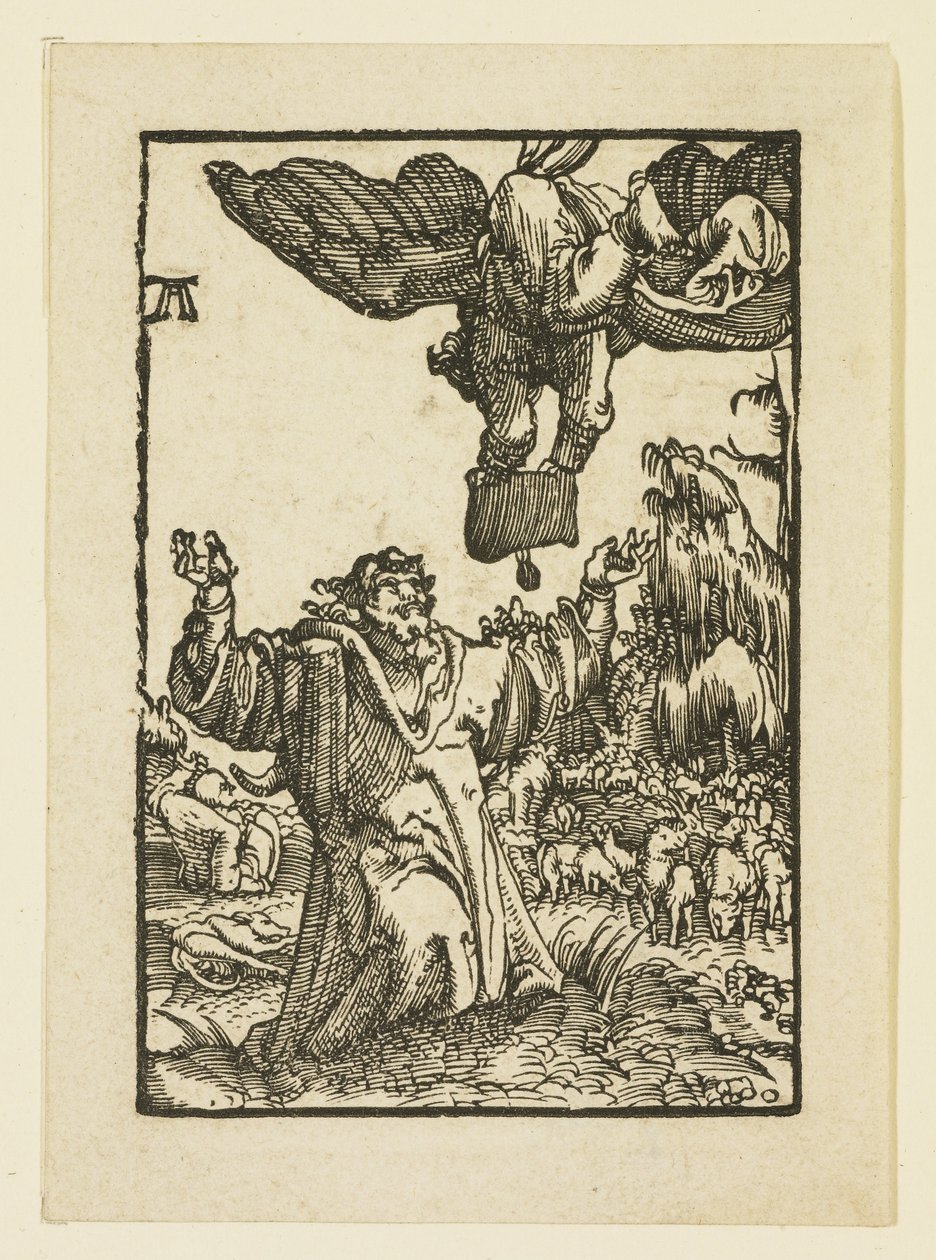 Anděl se zjevuje Joachimovi od Albrecht Altdorfer
