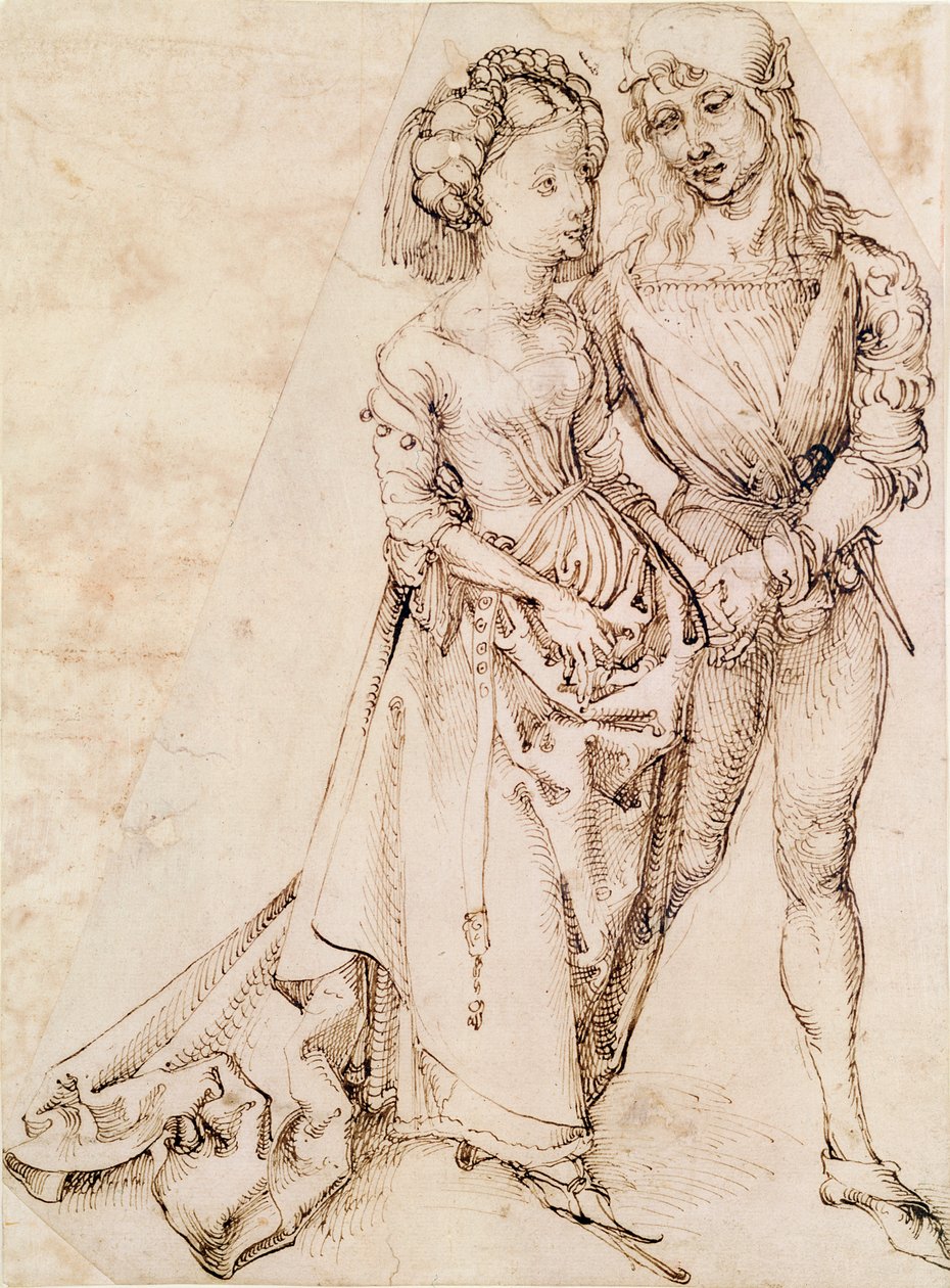 Mladý pár, 1484-94 od Albrecht Dürer