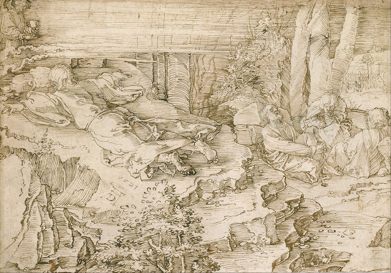 Agónie v zahradě od Albrecht Dürer