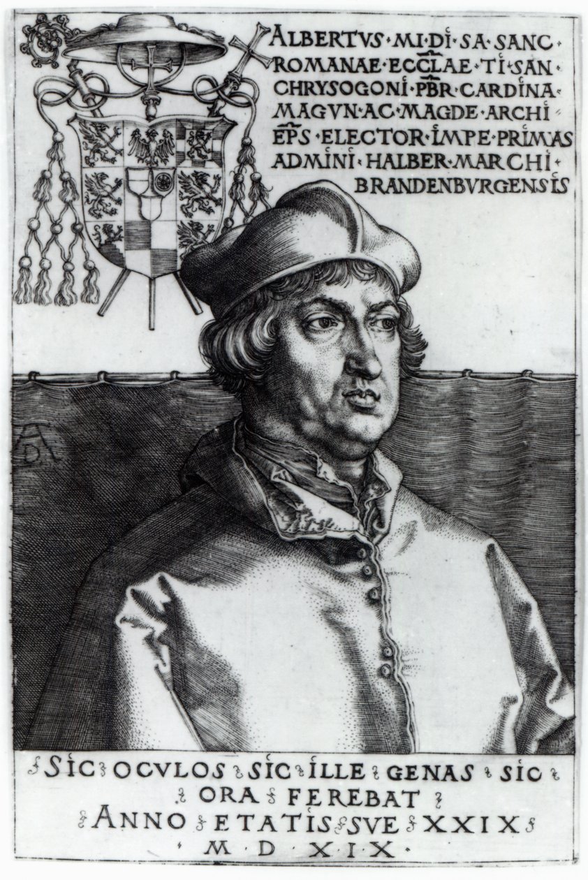Albrecht Braniborský, 1519 od Albrecht Dürer