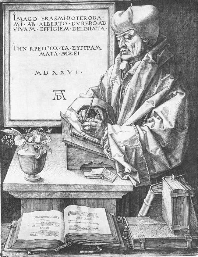 Erasmus Rotterdamský od Albrecht Dürer