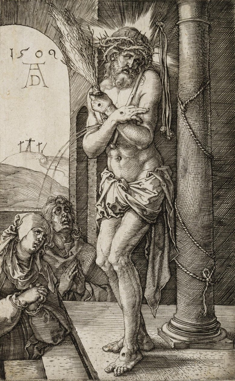 Muž bolesti od Albrecht Dürer